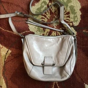 Lavander Authentic Leather Crossbody Bag